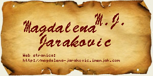 Magdalena Jaraković vizit kartica